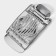 The ovum of the prestige "Prestige", 15 × 8 cm, silver color