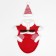 New Year's costume for dogs "Klaus", size XS (DS 20, OG 30cm)