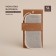 Massage Massage SL Home "Ortika", bamboo fiber, 21 × 20.5 cm, beige color