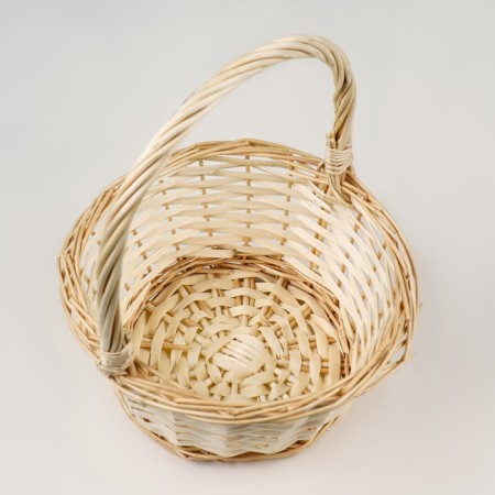 A set of wicker baskets, willow, 3 pcs., Light brown-5