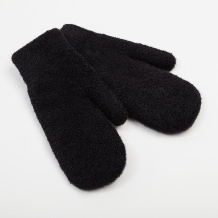 Women's mittens minku "softness", p. 23 cm, col. black-1