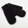 Women's mittens minku "softness", p. 23 cm, col. black