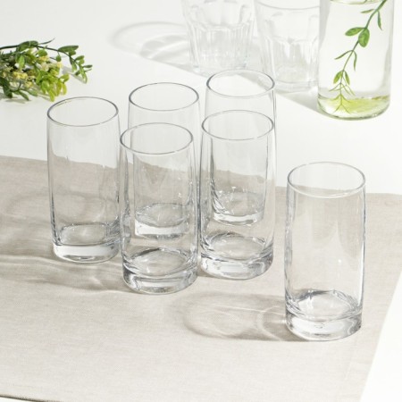 A set of glass glasses "Picasso", 320 ml, 6 pcs