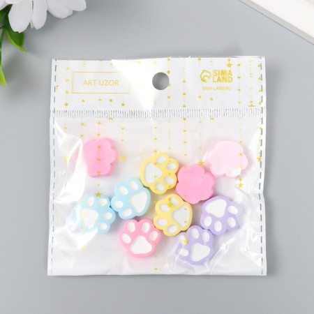 Decor for creativity Plastic "Paw" mix 1.7x1.5 cm-4
