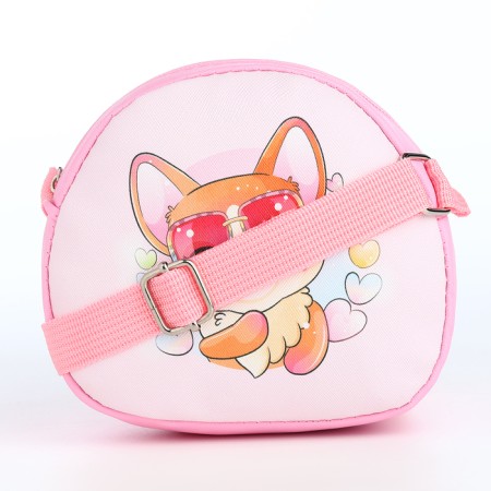 Bag's bag with a zipper "chosen", pink color-1
