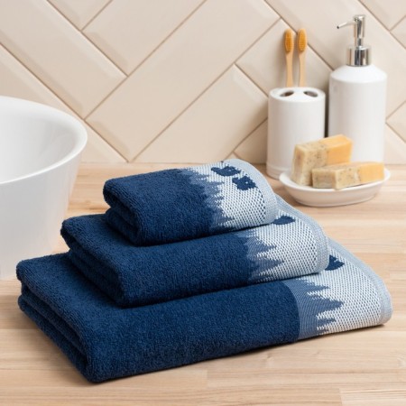 Trick Lovelife "Winter Dream" 30x60 cm, blue, 100% cotton, 400 g/m2-1