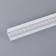 Ceiling skirting board C28/45 "Wave" silver, 34x34x2000