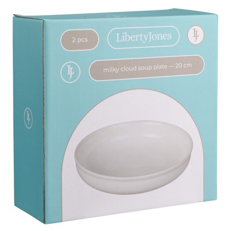 A set of deep plates Liberty Jones Milky Cloud, D = 20 cm, 2 pcs-6