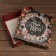 The box is folding, the lid is "believe in miracles" 30 x 30 x 8 cm