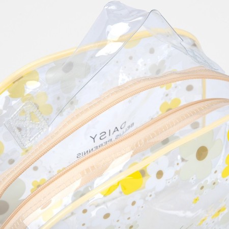 Lightning cosmetic bag, yellow color-2