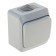 Single -clavy external, gray, ip44 switch