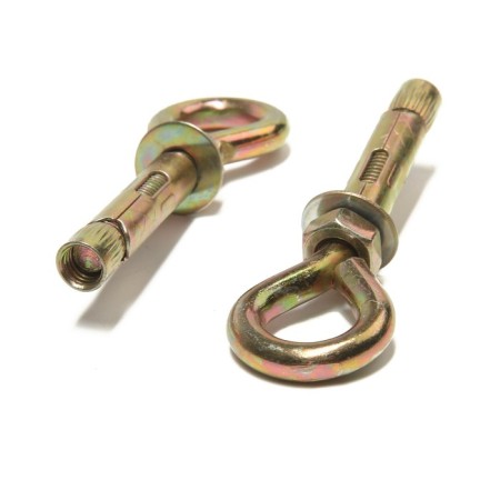 Anchor bolt of scrap, with a ring, galvanized, 10x50 mm, 55 pcs-2
