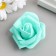 Foamiran rose, emerald d-4 cm