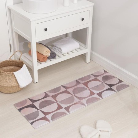 Bathroom mat “Sphere”, 45 × 120 cm, beige color