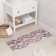 Bathroom mat “Sphere”, 45 × 120 cm, beige color