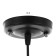 Chandelier 1167/1bk E27 40W Black 16x16x10 cm Bayerlux