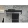Shelf for towels with a rod 60 cm black artwelle