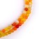 Beads made of natural stone "Yellow agate" set of 90 pcs., Size 1 pc. - 4 mm