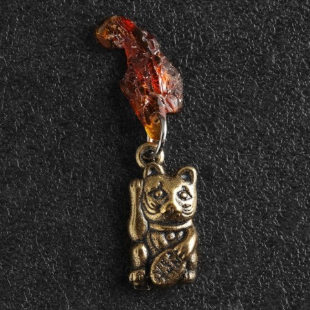 Keychain "Cash cat", large, 2.3x1.1 cm