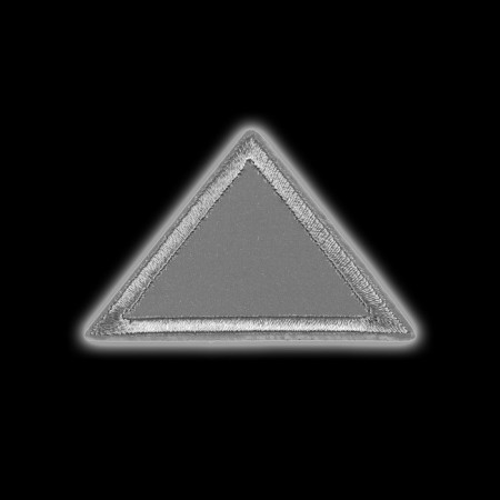 Reflective thermonacle "triangle", 6.5 × 4 cm, color gray color-2