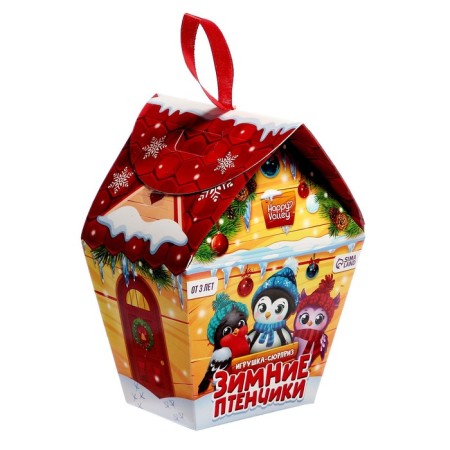 Игрушка-сюрприз «Зимние птенчики», МИКС-4