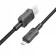 Hoco X94 cable, micro USB - USB, 2.4 A, 1 m, data transfer, PVC, black