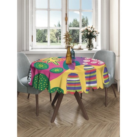 The tablecloth "neon tropics", round, Saten, d = 150 cm-2