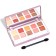 Palette of shadows for eyelids, 10 colors