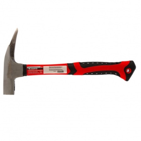 Roofer's hammer Matrix 10624, 600 g, fiberglass rubberized handle