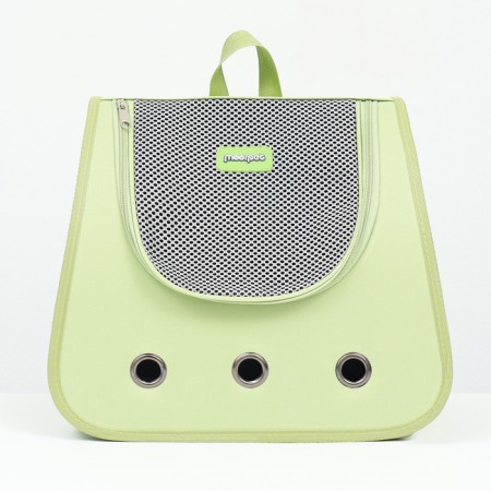 An animal-carrier backpack, 35 x 30 x 26 cm, green-1