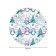 The tablecloth "Family of Snowmen", Round, Saten, D = 150 cm