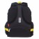 Frame backpack 38 x 29 x 17 cm, Hatber Ergonomic Light "Soft and Fluffy" black/yellow nrk_85002