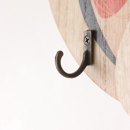 Decorative wood hooks "Abstraction. Fruit. Flower" 1.5x23.4x22.5 cm-4