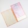 The folder for the test of the "cobweb" is pink, soft, a4