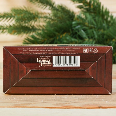 Salt bricket set for the bath "Bath owner", eucalyptus-6