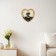 Watching clock, series: kitchen, "espresso", discrete move, d-26 cm, aa