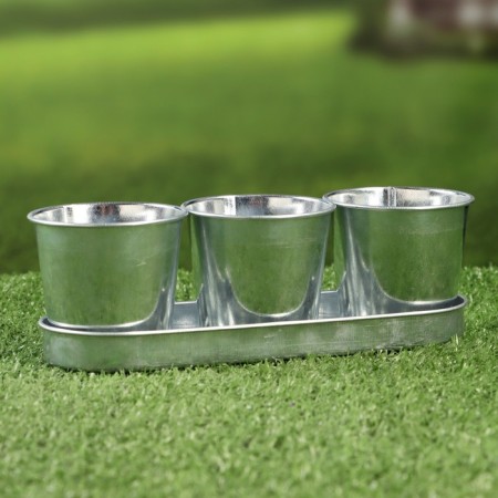 Kashpo set on the stand "Vederko Alma" 19x6.5x6.5cm-1