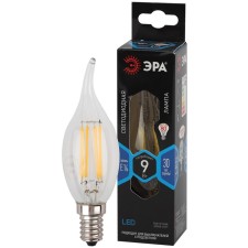 Filament era “candle in the wind”, 9 watts, E14, 1170 lm, 4000k, white glow