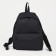 Youth backpack from textiles on lightning, 1 pocket, “ZFTS”, black color