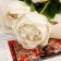 Artificial flowers "bush rose" 80 cm, white