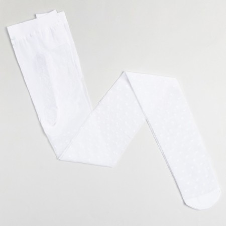 Children's elegant tights Anabel 20 Den color white (Bianco), height 104-110-8