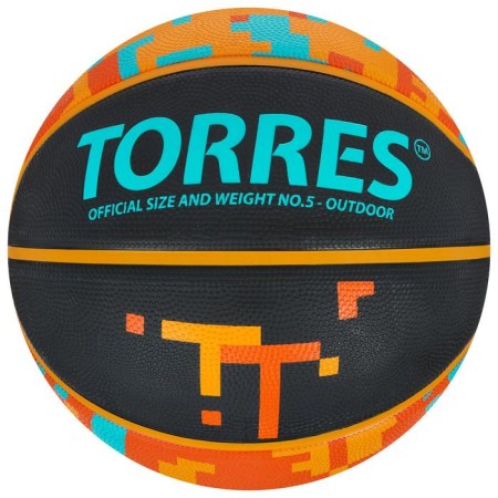 Basketball ball Torres TT, B02125, rubber, glued, 8 panels, p. 5-4