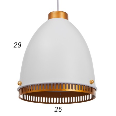 Lamp Bayerlux 1658/1wt E27 40W white 26x26x30-130 cm-3