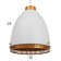 Lamp Bayerlux 1658/1wt E27 40W white 26x26x30-130 cm