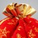 Gift bag “With the best wishes”, snowflakes, embossing, 30 x 40 cm, New Year