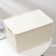 Storage basket with a birch bark cover, 14 l, 35 × 24.5 × 20.5 cm, ivory color