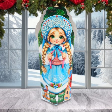 Gift box New Year's Snow Maiden 14 (24) x 5 x 5 cm