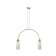 Suspension lamp Maytoni Mod302PL-02W, E14, 2x40 W, 700x100x3625 mm, gold