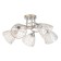 Lamp ceiling Sollar 60x60x26, 5x60W E27, gold, chrome