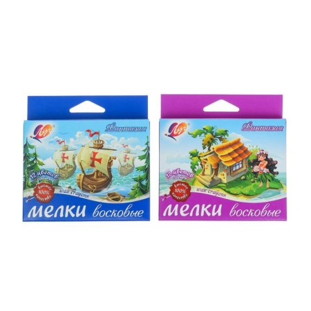 Loads wax 12 colors "Fantasy", Round, mix-2